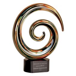 Swirl Art Glass Award